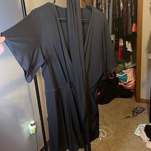 Silky Soft Black Express Romper